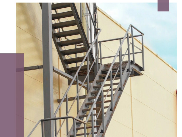 Пожарные лестницы в Беслане от 12151 руб. — монтаж и продажа | ПРОЛЁТ-Бсл