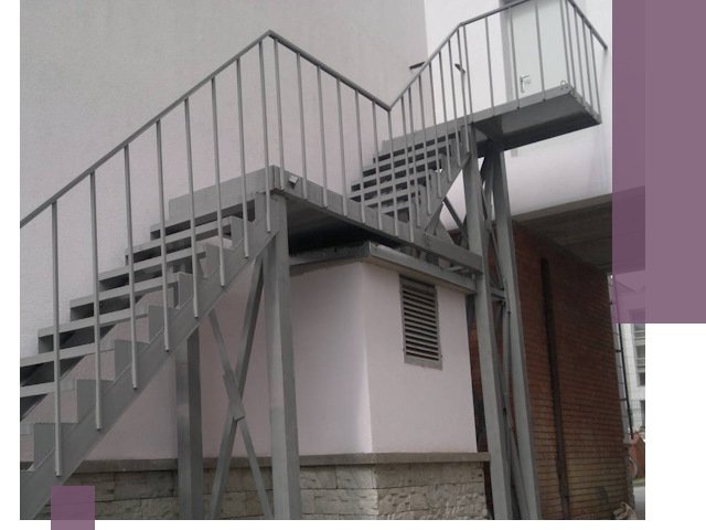 Монтаж пожарных лестниц под ключ в Беслане с гарантией качества