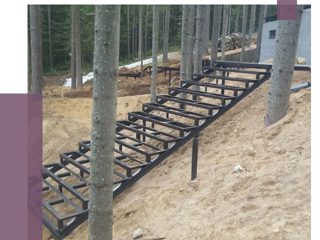 Монтаж металлических лестниц в Беслане от 13417 руб. 