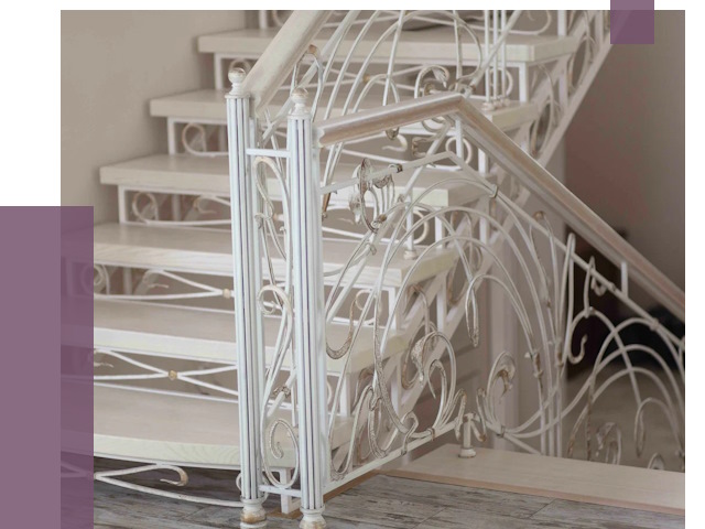 Изготовление кованых лестниц на заказ в Беслане от 86071 руб. | ПРОЛЁТ-Бсл