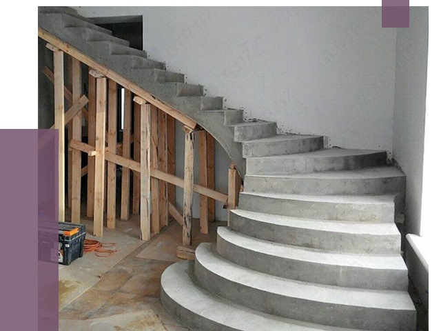 Изготовление бетонных лестниц под ключ в Беслане от 19746 руб. | ПРОЛЁТ-Бсл