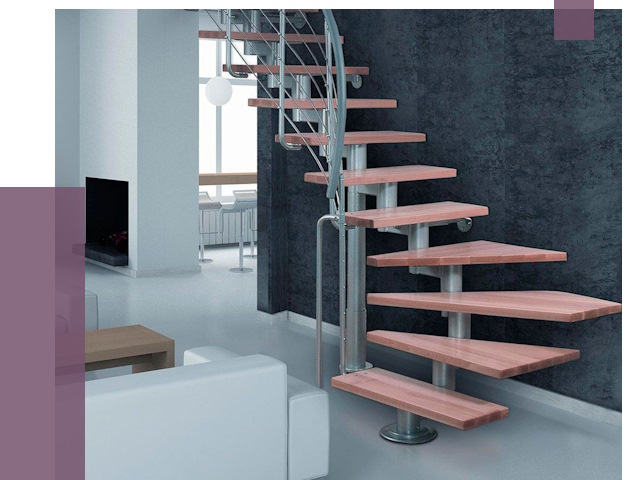 Модульные лестницы в Беслане от 16708 руб. — купить в ПРОЛЁТ-Бсл