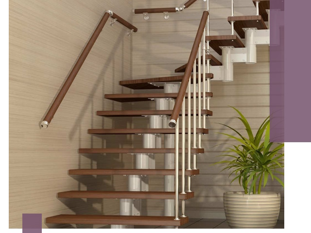 Изготовление модульных лестниц под ключ в Беслане