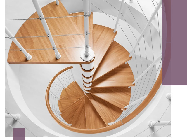 Изготовление винтовых лестниц под ключ в Беслане