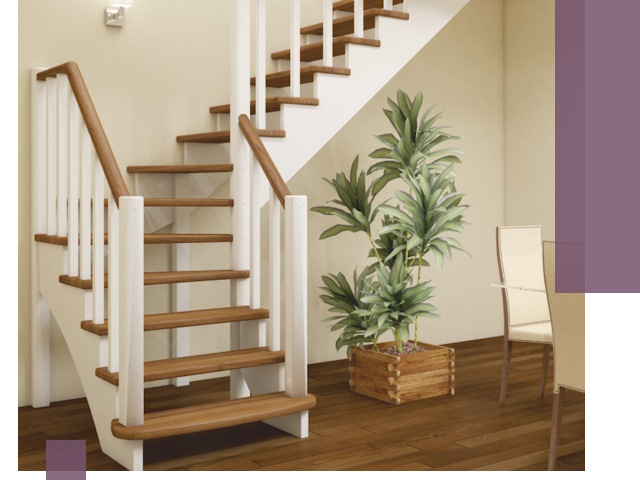 Г-образные лестницы под ключ в Беслане — изготовление и монтаж