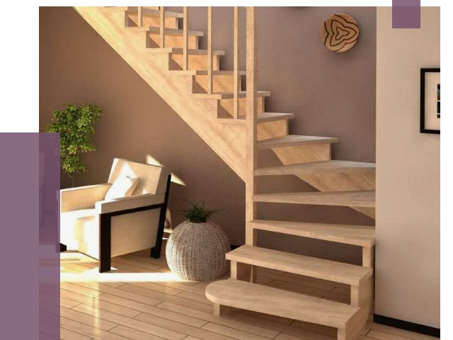 Изготовление Г-образных лестниц в Беслане от 18733 руб. 