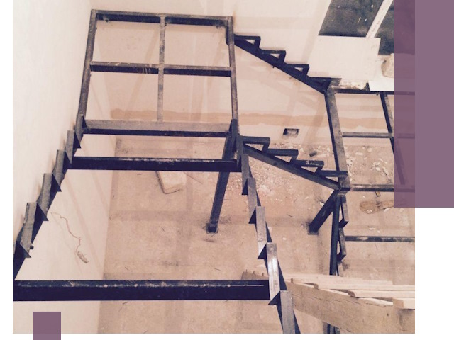 Монтаж лестниц на металлокаркасе в Беслане быстро и качественно