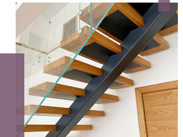 Лестницы на монокосоуре в Беслане от 18733 руб. под ключ | ПРОЛЁТ-Бсл