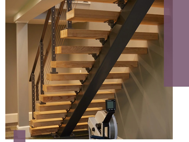 Лестницы на монокосоурах под ключ в Беслане - изготовление и монтаж