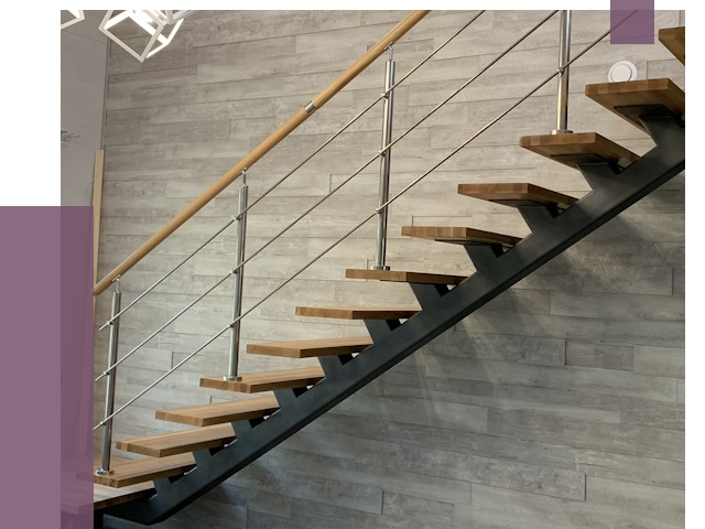 Изготовление лестниц на монокосоуре в Беслане от 75439 руб. 