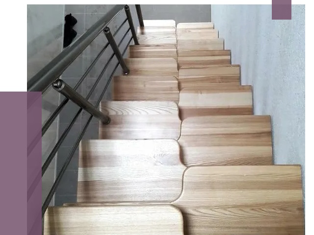 Лестницы гусиный шаг в Беслане от 12911 руб. под ключ | ПРОЛЁТ-Бсл