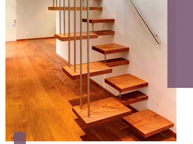 Лестницы «гусиный шаг» на заказ в Беслане для узких пространств