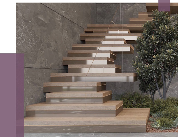 Современные лестницы в Беслане от 13670 руб. | ПРОЛЁТ-Бсл