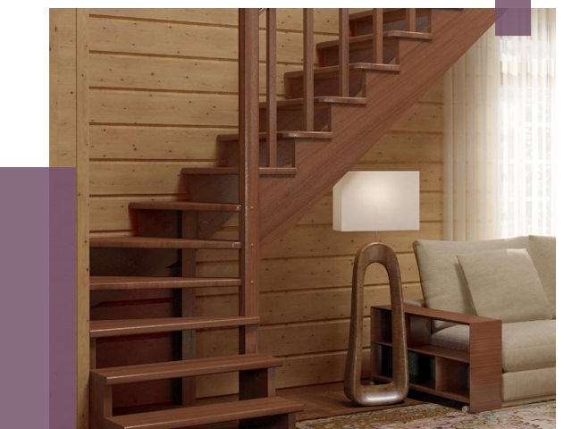 Лестницы эконом класса в Беслане от 18075 руб. бюджетные решения