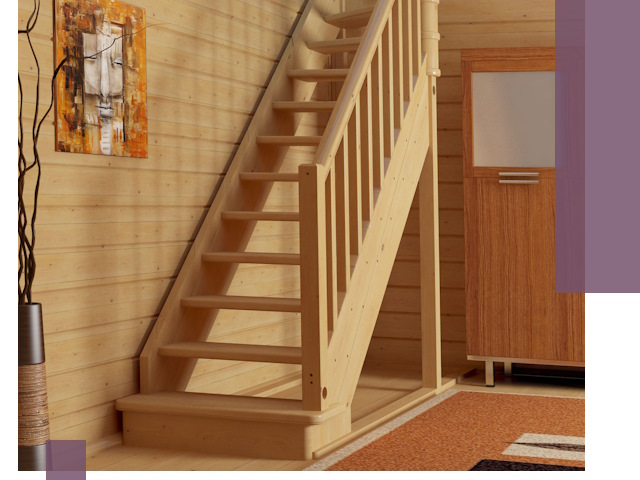 Лестницы эконом класса под ключ в Беслане — недорого и быстро