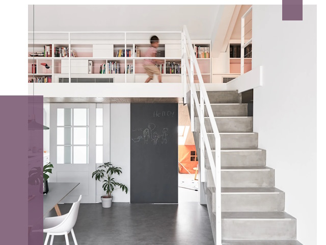 Лестницы для двухуровневой квартиры в Беслане от 174674 руб. | ПРОЛЁТ-Бсл