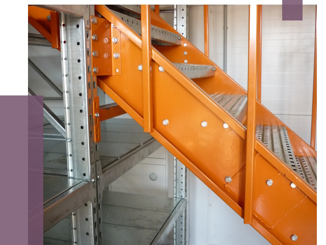 Лестницы для склада в Беслане от 75945 руб. — решения | ПРОЛЁТ-Бсл