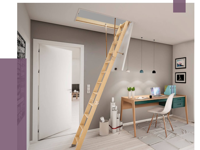 Чердачные лестницы в Беслане — от 14430 руб. | ПРОЛЁТ-Бсл