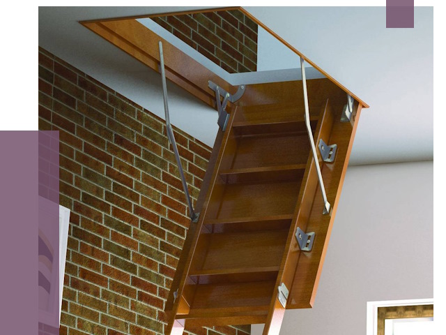 Установка чердачной лестницы в Беслане от 7746 руб. | ПРОЛЁТ-Бсл