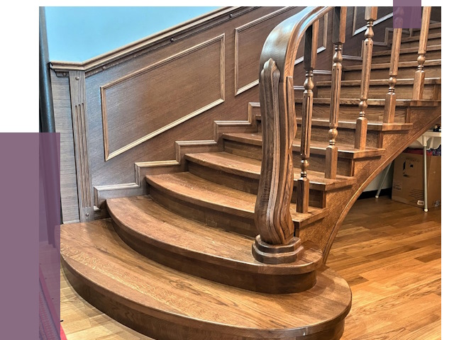 Дубовые лестницы под ключ в Беслане от 174674 руб. — ПРОЛЁТ-Бсл