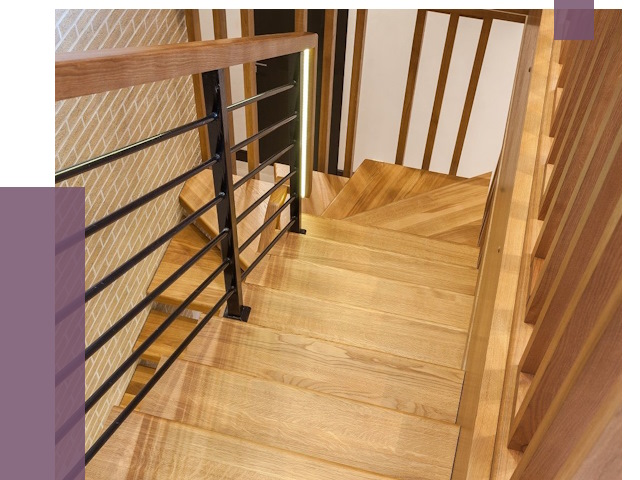 Лестницы из ясеня в Беслане под ключ от 9923 руб. 