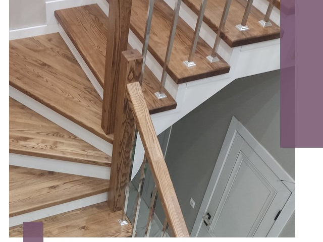 Обшивка металлических лестниц под ключ в Беслане