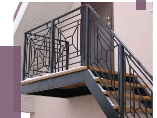 Металлические перила в Беслане от 4253 руб.  | ПРОЛЁТ-Бсл