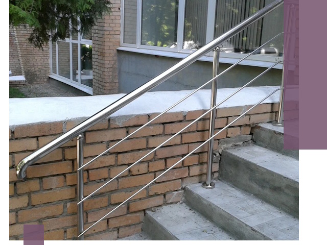 Перила из нержавеющей стали высокого качества в Беслане