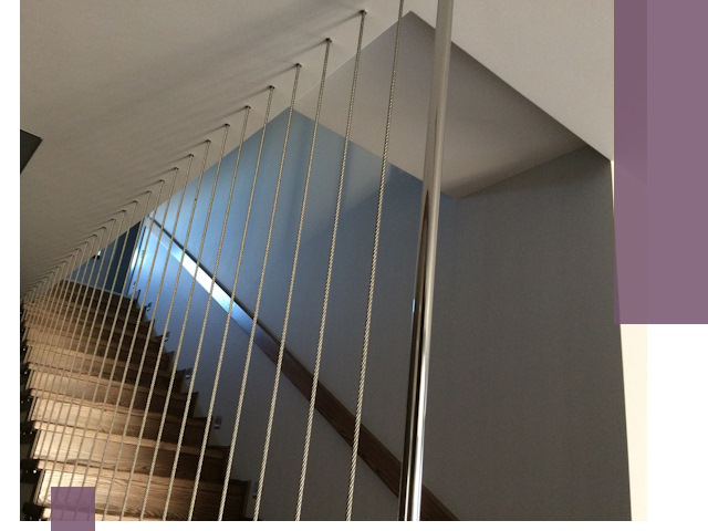 Тросовые перила под ключ в Беслане — производство и монтаж