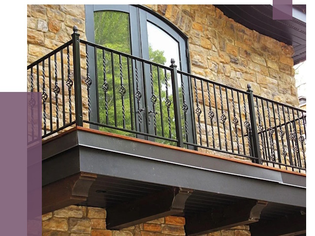 Балконные ограждения в Беслане от 7949 руб. — купить | ПРОЛЁТ-Бсл
