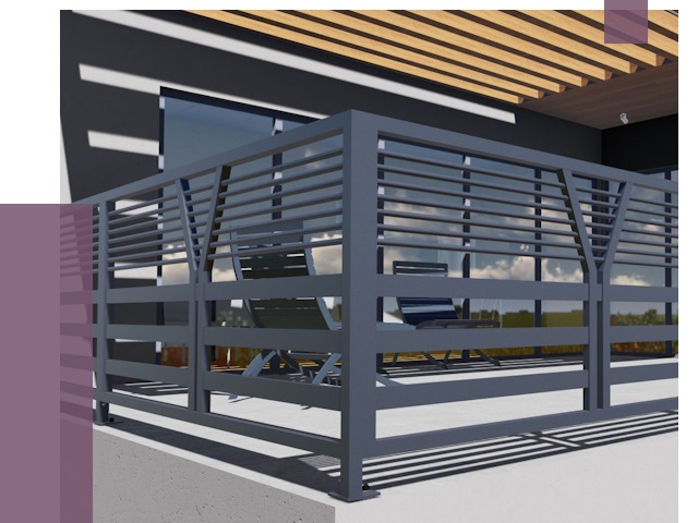 Изготовление балконных ограждений в Беслане от 10632 руб. | ПРОЛЁТ-Бсл