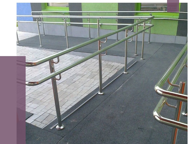 Ограждения пандусов в Беслане от 4304 руб. монтаж | ПРОЛЁТ-Бсл