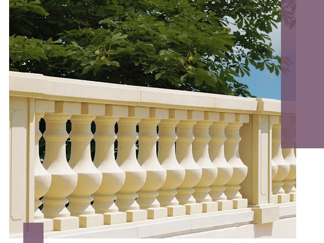 Установка балюстрады в Беслане: изготовление и монтаж под ключ