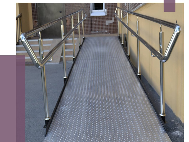 Пандусы в Беслане от 12151 руб. — установка для инвалидов | ПРОЛЁТ-Бсл