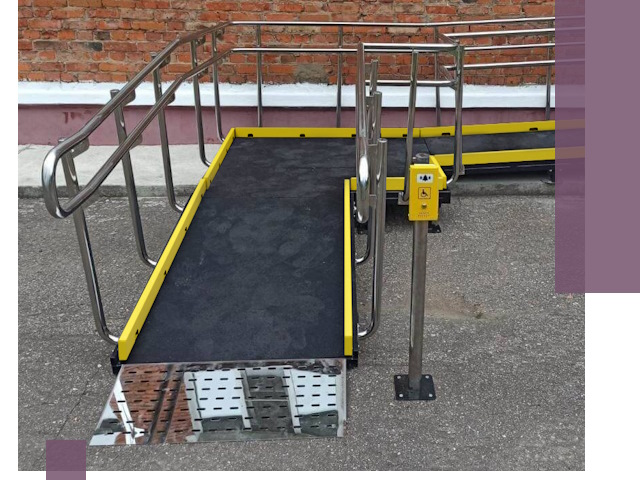 Изготовление наклонных пандусов для инвалидов в Беслане