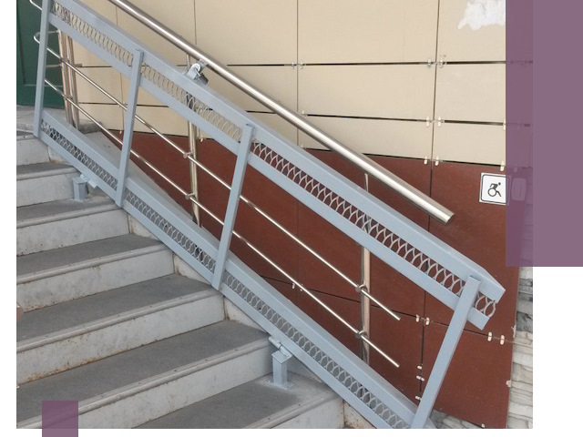 Изготовление откидных пандусов под ключ в Беслане