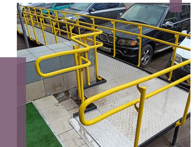 Стационарные пандусы в Беслане от 12151 руб. | ПРОЛЁТ-Бсл