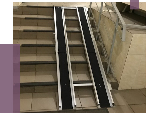 Установка пандуса в подъезд в Беслане от 7898 руб. под ключ | ПРОЛЁТ-Бсл