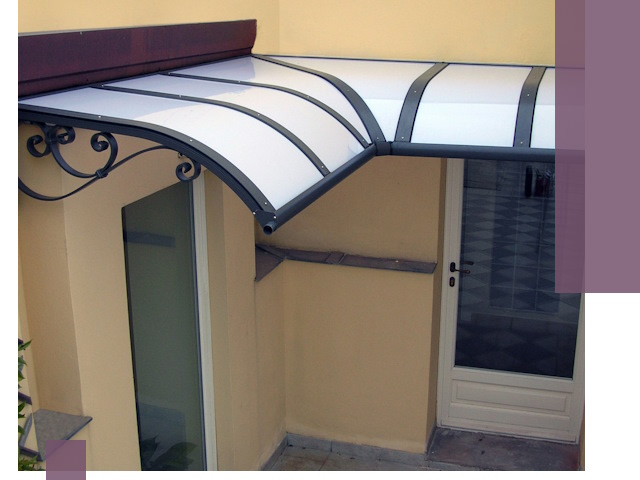 Монтаж козырьков любой сложности в Беслане под ключ