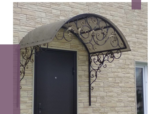 Ремонт козырьков в Беслане от 7341 руб.  | ПРОЛЁТ-Бсл