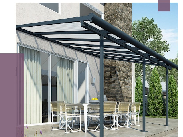 Навесы пристенные в Беслане от 9012 руб. — монтаж и установка | ПРОЛЁТ-Бсл