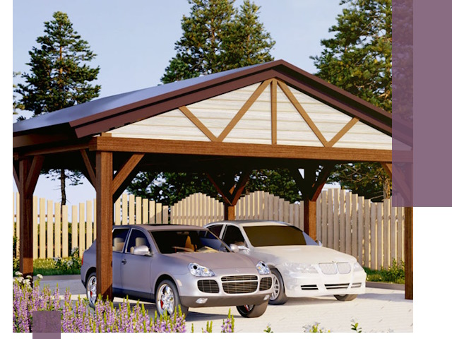 Навесы для автомобиля в Беслане — изготовление и монтаж