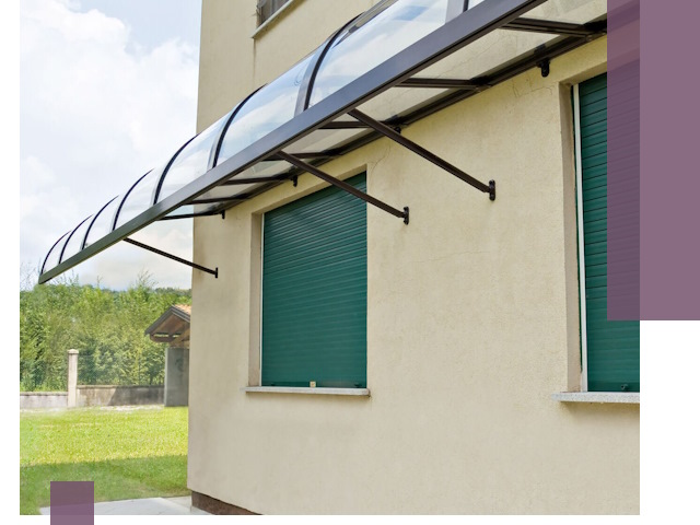 Козырьки над окнами в Беслане — изготовление и монтаж по выгоде