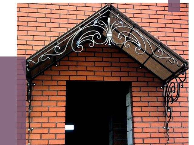 Металлические козырьки в Беслане от 10582 руб. 