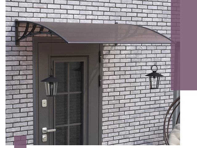 Недорогие козырьки и навесы под ключ в Беслане