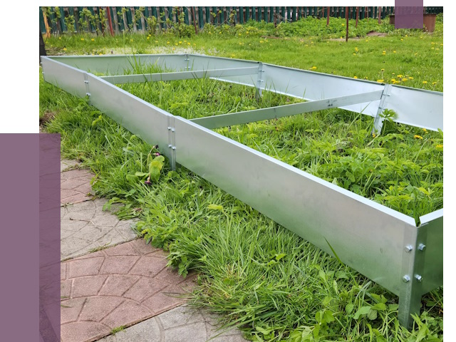 Металлические бордюры для грядок в Беслане от 1772 руб. 