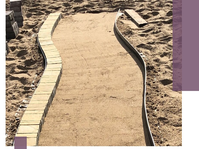 Металлические бордюры для тротуаров в Беслане — прочные и долговечные