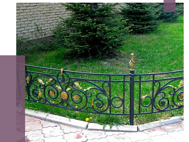 Кованые газонные ограждения в Беслане от 7544 руб. — ПРОЛЁТ-Бсл