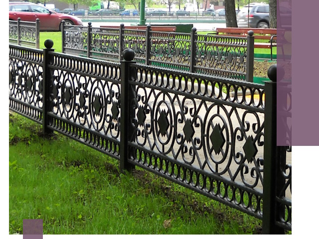 Секционные газонные ограждения под ключ в Беслане